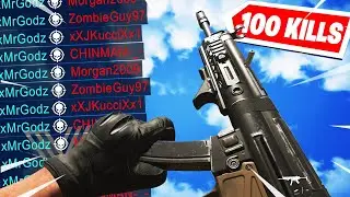 100 KILLS!! MY MOST KILLS in MODERN WARFARE 2 (MP5 GAMEPLAY MW2)