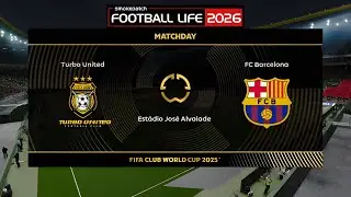 FIFA Club World Cup 2026 FINAL 🏆🔥 | Turbo United vs Barcelona | PES 2021