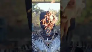 Scrap metal sculpture Ghost biker #sculpture #artwork #welder #recycle #metalart #diy #ghostrider