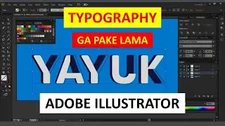 TYPOGRAPHY SIMPLE DAN MUDAH ADOBE ILUSTRATOR