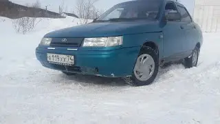 Обзор на мою десятку!! Чуть не врезался в столб!