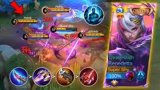 WHEN GLOBAL BENEDETTA MET TRASH TEAMMATE IN MYTHICAL IMMORTAL 🗿 THIS IS WHAT HAPPENS | MLBB
