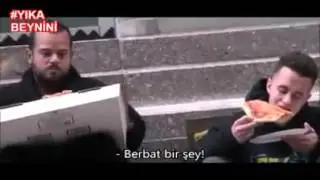 Tanımadığın kişilerden yemek istemek.