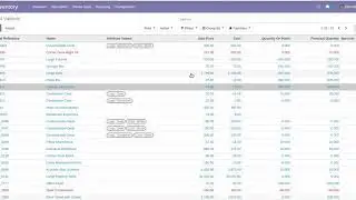 Mass Update Products Stock in Odoo