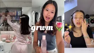 GRWM tiktok compilation #1 #tiktok #compilation