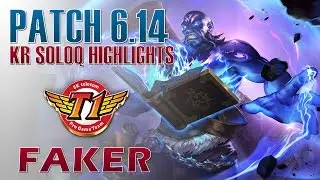 SKT T1 Faker - Ryze Mid Lane - KR LOL Master 434LP Highlights