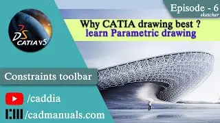 how to use dimensional and geometrical constraints in catia sketcher
