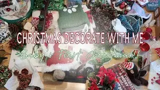CHRISTMAS 2021 DECORATE WITH ME | Baby’s FIRST Christmas! | LauraPaige