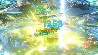 Genshin Impact Thoma with 4 piece Gilded Dreams is an unstoppable Burgeon enabler!