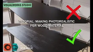 CREATING PHOTOREALISTIC WOODEN PBR MATERIAL - CORONA 7 RENDER TUTORIAL