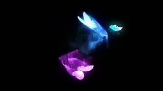 Black Screen video || butterfly Tare aur  pair paudha wala background template video Environmental