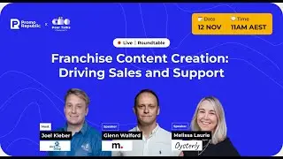 Franchise Content Creation: Driving Sales and Support