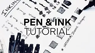 How to draw with Pen & Ink! 🖋️