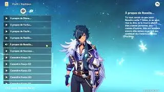 Kaeya all voicelines (english/french sub) [Genshin impact]
