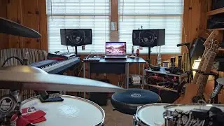 CREATIVE HOME STUDIO Setup 2021 | Luke Sumner (studio tour)