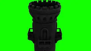 4K Green Screen Free - GUARD TOWER / CASTLE HIGH DETAIL