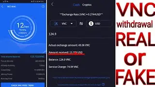 VNC Instant Withdrawal Real or Fake | Is VNC Legit ? | How To Withdrawl VNC Coin | VNSMART Withdrawl