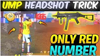 God Level UMP Headshot Trick | UMP Headshot Trick In Free Fire | UMP Contra Famasos
