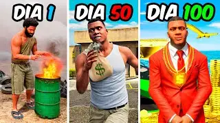SOBREVIVÍ 100 DÍAS como POBRE en GTA 5
