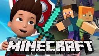 ЩЕНЯЧИЙ ПАТРУЛЬ - РАЙДЕР СПАСАЕТ ЖИТЕЛЕЙ ДЕРЕВНИ в МАЙНКРАФТ. Minecraft #15 Развивающий мультик