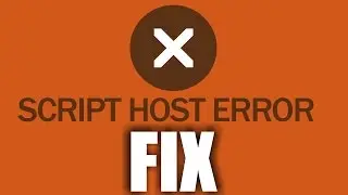 Script Host error Fix!