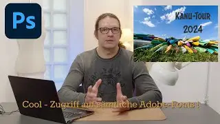 Cool!  Alle Adobe Fonts ohne vorherige Installation direkt in Photoshop benutzen