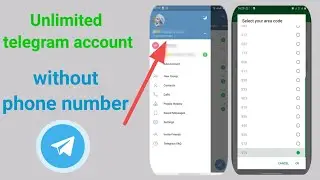 how to create unlimited telegram account without phone number | 2022