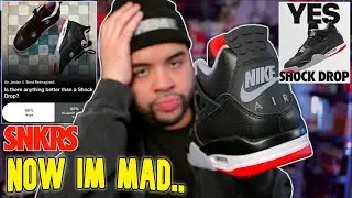 The Shock Drop Is Finally CONFIRMED For Jordan 4 Bred Reimagined..