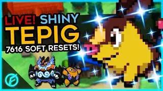 LIVE! SHINY TEPIG! after 7616 Soft Resets! - Pokemon Black/White