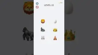 Emoji Puzzle Level 22 - Android Game - Mobile Game - Walkthrough Emoji Puzzle
