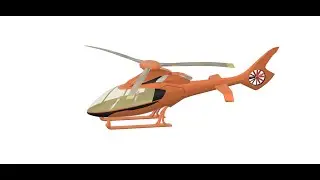 Réplica do Helicóptero Modelo HX50 com Skids de Aterragem...!!!