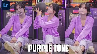 Lightroom Tutorial Purple Tone | Lightroom Mobile Preset | Lightroom - Tutorial
