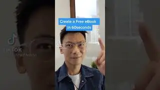 Create a free E-book in 60 Seconds | Creators #shorts