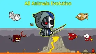 All Animals Evolution And Cyborg Reaper (EvoWorld.io)