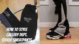 How to Style GALLERY DEPT. Paint Splatter Flared Sweatpants? Review and Size Guide