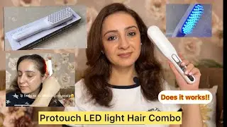 PROTOUCH LED hair comb review | Does LED comb works | Haircare product for Hair growth