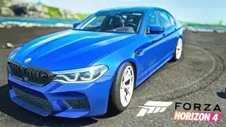 ТАЧКА НА ПРОКАЧКУ. BMW M5 F90 ПОД ДРИФТ в Forza Horizon 4