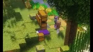Watch as me and my friend accomplish next to nothing in Minecraft