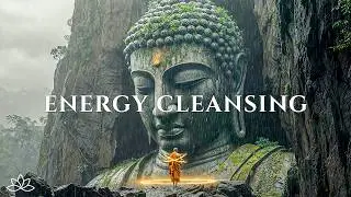 Tibetan sounds with rain | Removes All Bad Energy, Cleanses The Aura And Space | Inner Peace