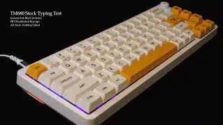 TM680 Stock Typing Test (Gateron Black Ink)