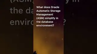Oracle ASM simplifies:StorageAvailabilityPerformance 