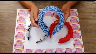 How to make a scrunchie headband