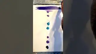 Screwed up the reflection, but not bad for my first #acrylics attempt! 🤪 #dailyart #satisfying #art