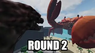 Godzilla Vs Crab Boss King | Round 2 (The Strongest Battlegrounds)
