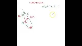 How to solve SOHCAHTOA 9 Part a?