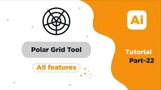 Polar Grid Tool | Adobe Illustrator | Part-22