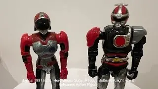 Bandai 1991 Metal Hero Series Super Rescue Solbrain Knight Fire & Soljeanne Action Figure