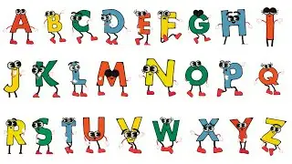 Fun Alphabet Adventure: Learn Letters A to Z with Colorful Cartoon Characters!