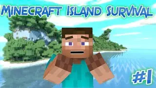 HELLO???? | Minecraft Island Survival | Ep 1