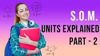 How to interpret the Units in Strength of Materials 2
